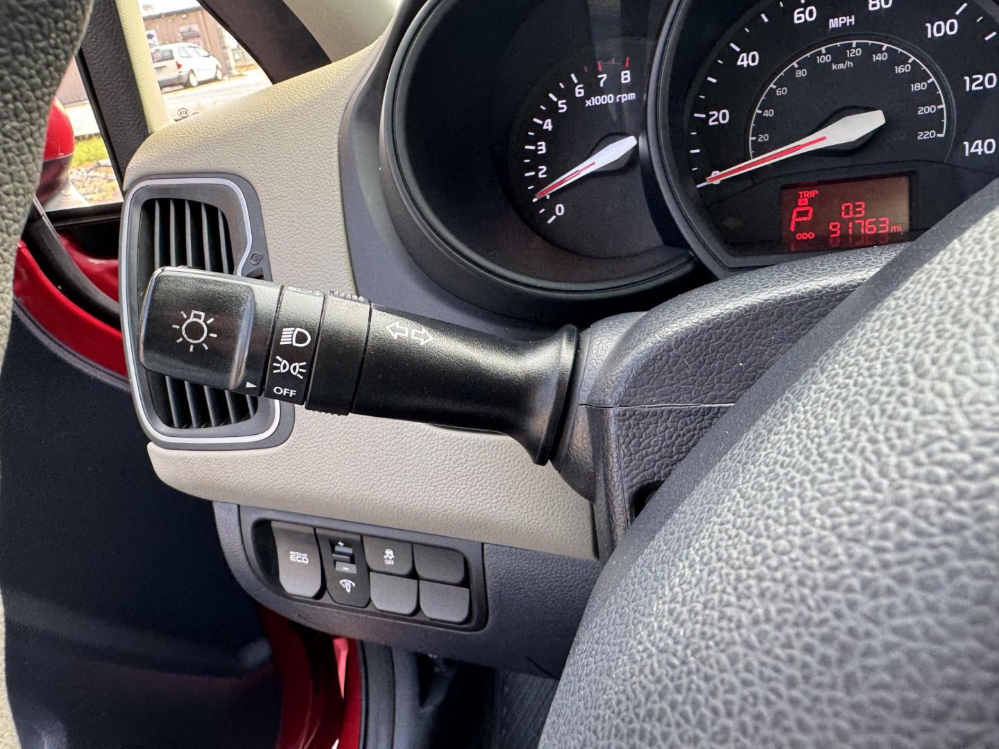 2017 Maroon Kia Rio (KNADM4A37H6) with an 4-Cyl, 1.6 Liter engine, Automatic, 6-Spd transmission, located at 8008 Warden Rd, Sherwood, AR, 72120, (501) 801-6100, 34.830078, -92.186684 - Photo#18