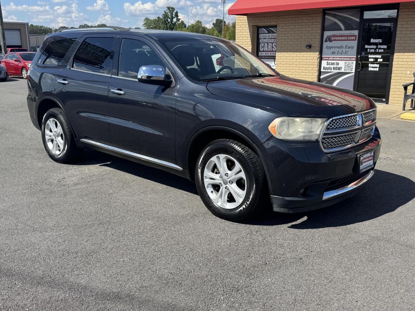 2013 Gray Dodge Durango (1C4RDHAG6DC) with an V6, 3.6 Liter engine, Auto, 5-Spd w/OD transmission, located at 8008 Warden Rd, Sherwood, AR, 72120, (501) 801-6100, 34.830078, -92.186684 - Photo#1