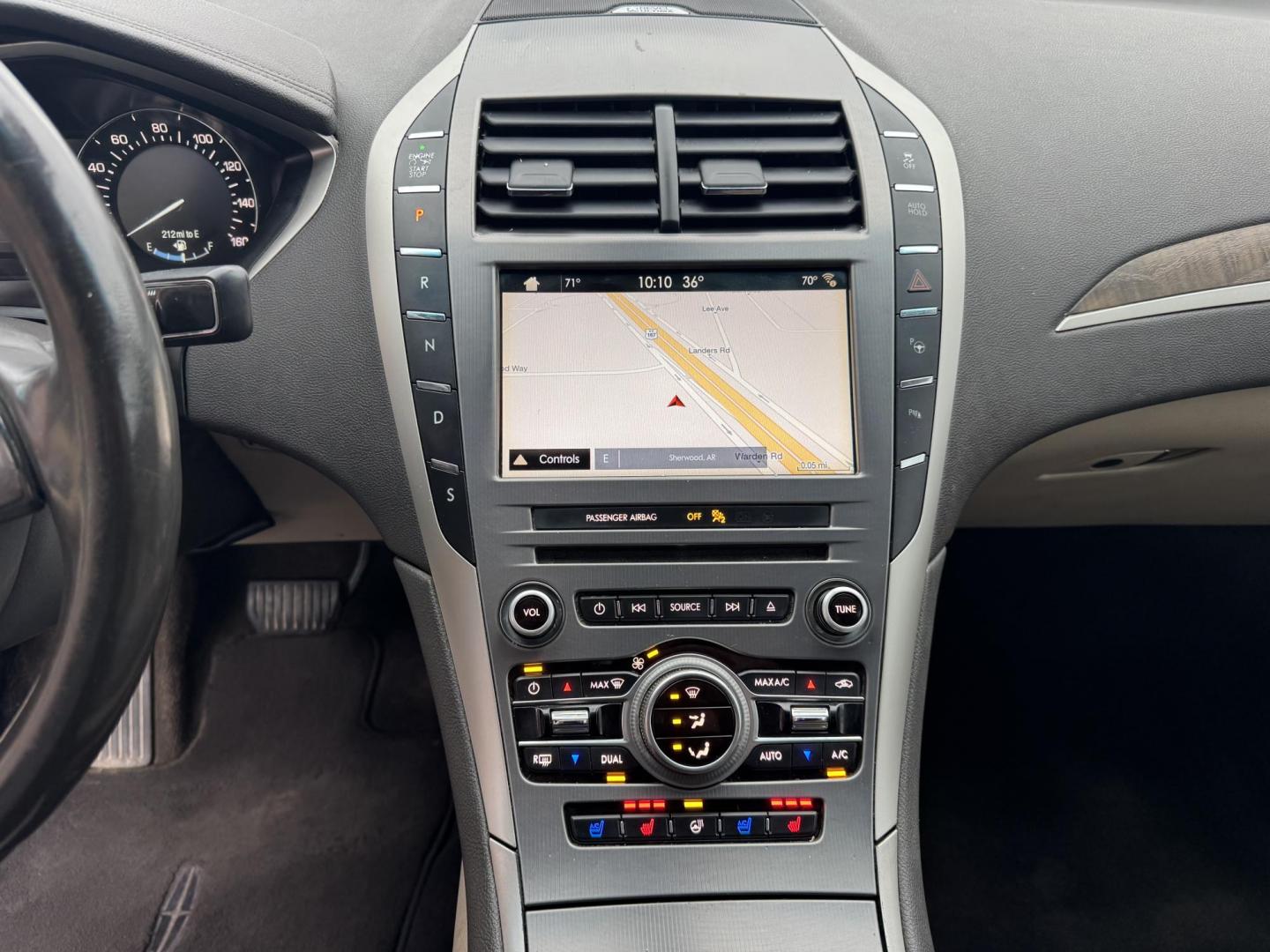 2017 Black Lincoln MKZ (3LN6L5E93HR) with an 4-Cyl, EcoBoost, 2.0L engine, Auto, 6-Spd SelectShift transmission, located at 8008 Warden Rd, Sherwood, AR, 72120, (501) 801-6100, 34.830078, -92.186684 - Photo#16