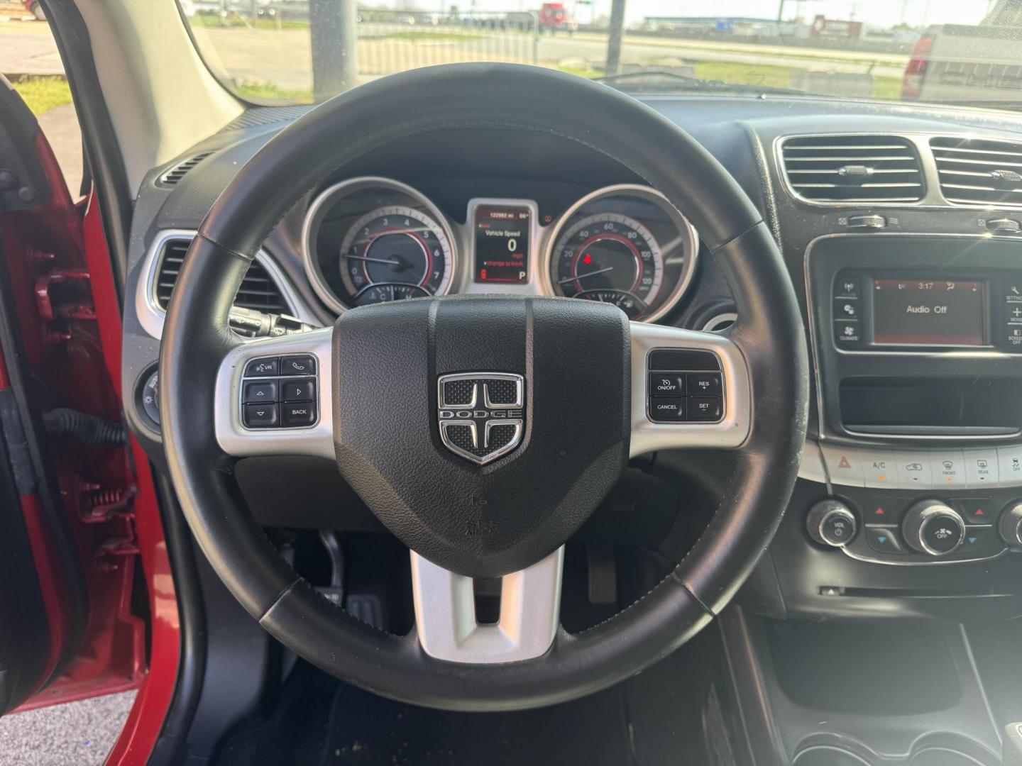 2018 Red Dodge Journey (3C4PDCAB8JT) with an 4-Cyl, 2.4 Liter engine, Automatic, 4-Spd w/AutoStick transmission, located at 8008 Warden Rd, Sherwood, AR, 72120, (501) 801-6100, 34.830078, -92.186684 - Photo#16